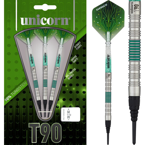 Unicorn T90 Darts Soft Tip Core XL S2 Green