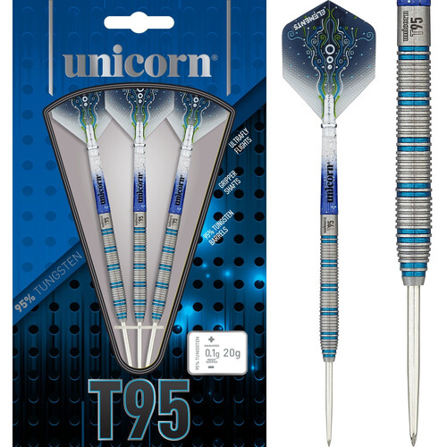 Unicorn T95 Darts Steel Tip Core XL S1 Blue