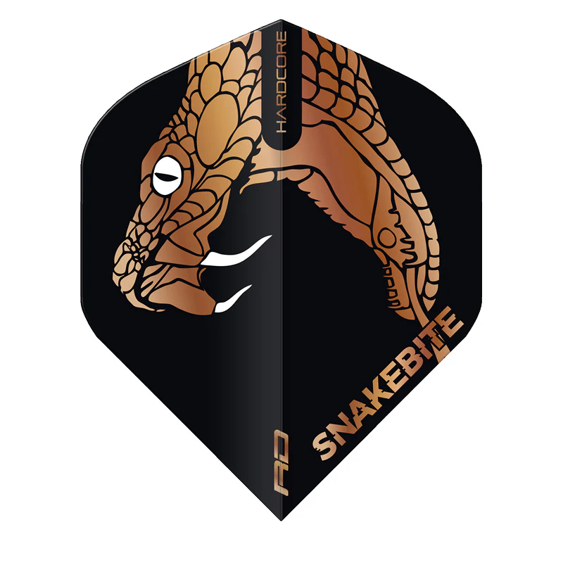 Peter Wright - BLACK & BRONZE - Red Dragon Premium Standard Dartflights