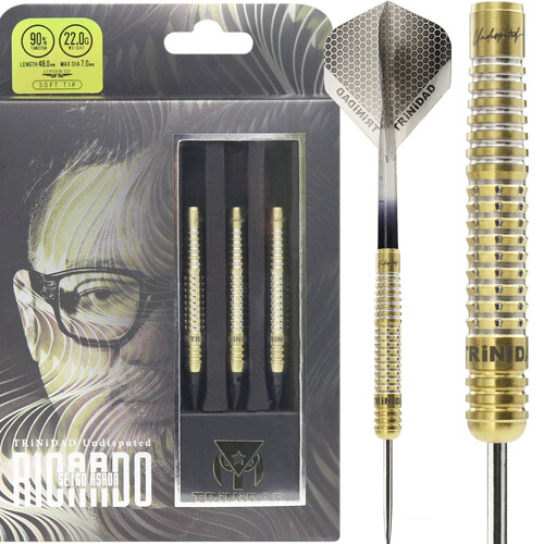 Trinidad Undisputed Darts Steel Tip 90% Tungsten - Ricardo 22g