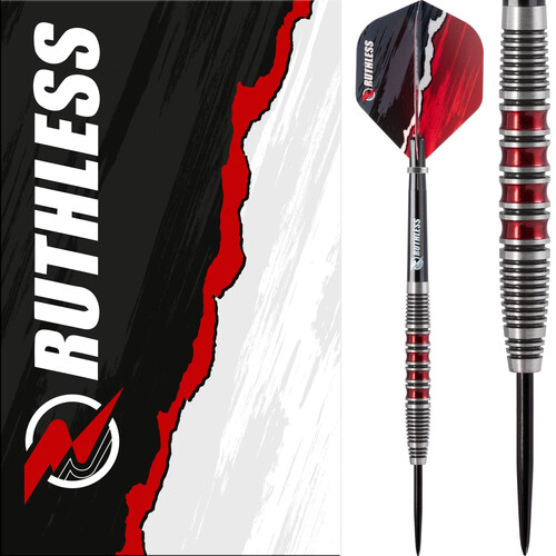 Ruthless Red Falcon Darts Steel Tip Tungsten Red