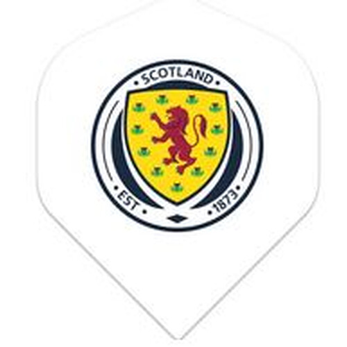 Scotland Football Dart Flights White