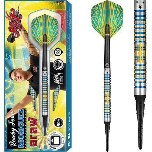 Shot! Rowby John Rodriguez Darts Soft Tip Tungsten Araw
