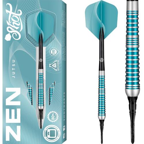 Shot Zen Darts Soft Tip 80% Tungsten - Jutsu 2.0