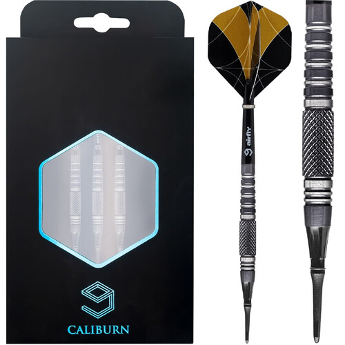 Caliburn Marshal Darts Soft Tip 90% M1 Black Titanium