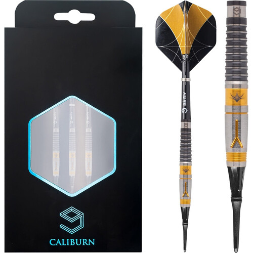 Caliburn Y Darts Soft Tip 90% Black Gold 20g