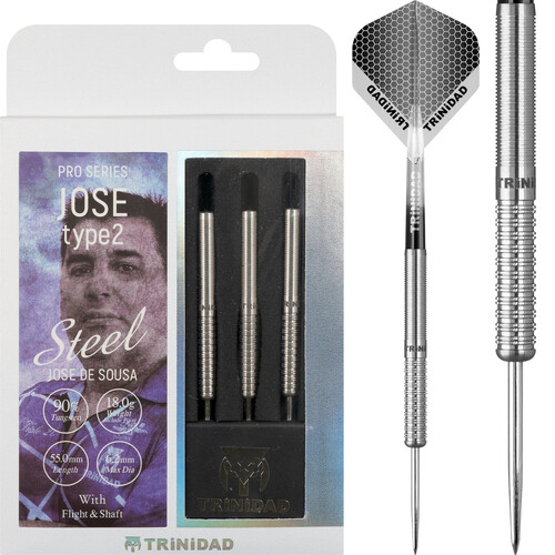 Trinidad Pro Steel Tip Darts - Jose de Sousa Jose Type2