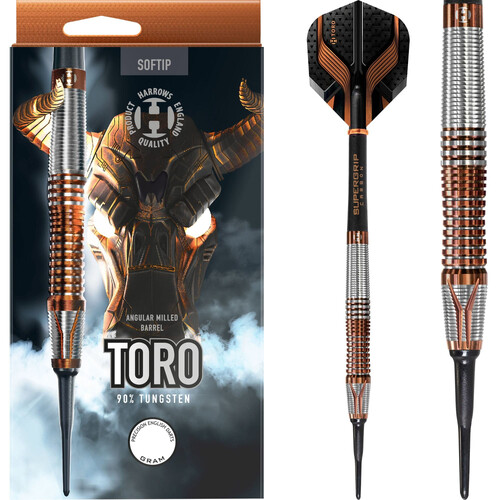 Harrows Toro Darts Soft Tip - Silber/Bronze