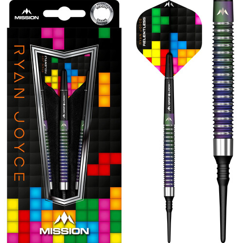 Mission Ryan Joyce Darts Soft Tip - Relentless PVD Coral