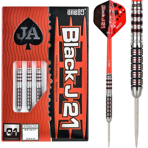 one80 Black J21-01 Steeldarts 23gr.