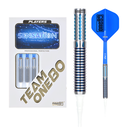 One80 Tanja Bencic Sensation Light Blue 90% Softdarts