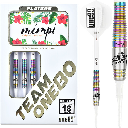One80 Sakuma Hiromi Darts Soft Tip Mimpi Signature Chameleon 18g