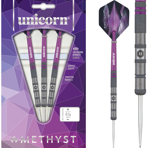 Unicorn Amethyst Darts Steel Tip Utech Style 1 Sandblasted