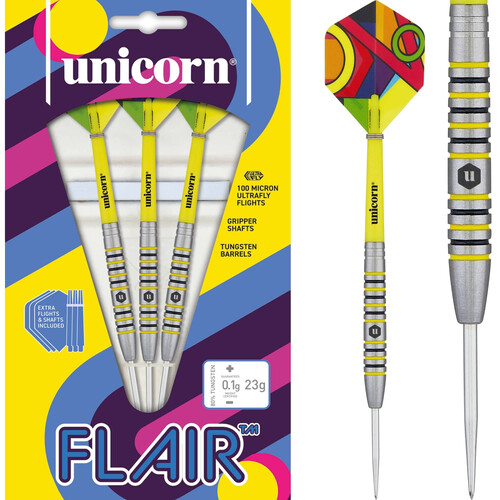 Unicorn Flair Darts Steel Tip - Style 4 Colour Ringed