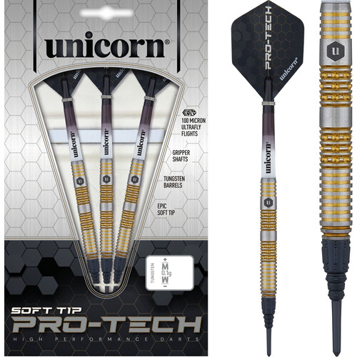 Unicorn Protech Darts Soft Tip Style 6 - Silber/Gold